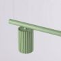 Lampa wisząca 4x10 W zielona SL2722 Sollux Lighting Karbon zdj.5