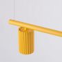 Lampa wisząca 4x10 W żółta SL2723 Sollux Lighting Karbon zdj.5