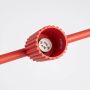 Lampa wisząca 4x10 W czerwona SL2724 Sollux Lighting Karbon zdj.4
