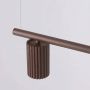 Lampa wisząca 4x10 W brązowa SL2725 Sollux Lighting Karbon zdj.5