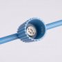Lampa wisząca 4x10 W niebieska SL2726 Sollux Lighting Karbon zdj.4