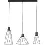 Lampa wisząca 3x10 W czarna 10149 TK Lighting Modesto zdj.1