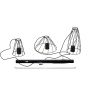 Lampa wisząca 3x10 W czarna 10149 TK Lighting Modesto zdj.3