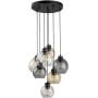 Lampa wisząca powyżej 6x15 W bursztynowa 10246 TK Lighting Cubus zdj.1