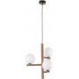 Lampa wisząca 3x8 W drewno 10271 TK Lighting Estera zdj.1