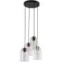 Lampa wisząca 4x15 W czarna 10301 TK Lighting Molly zdj.1