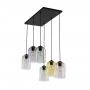 Lampa wisząca 6x15 W czarna 10302 TK Lighting Molly zdj.3