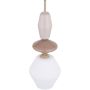 Lampa wisząca 1x10 W biała-beżowa 11860 TK Lighting Zen Sabia zdj.4