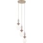 Lampa wisząca 3x10 W biała-beżowa 11862 TK Lighting Zen Sabia zdj.5