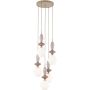 Lampa wisząca 5x10 W biała-beżowa 11864 TK Lighting Zen Sabia zdj.5
