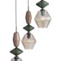 Lampa wisząca 3x10 W brązowa-beżowa 11867 TK Lighting Zen New Brown zdj.3