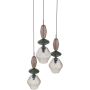 Lampa wisząca 3x10 W brązowa-beżowa 11867 TK Lighting Zen New Brown zdj.4