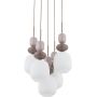 Lampa wisząca 5x10 W biała-beżowa 11874 TK Lighting Zen Sabia zdj.4