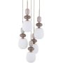 Lampa wisząca 5x10 W biała-beżowa 11874 TK Lighting Zen Sabia zdj.5