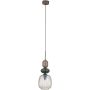 Lampa wisząca 1x10 W brązowa-beżowa 11875 TK Lighting Zen New Brown zdj.1