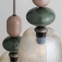 Lampa wisząca 3x10 W brązowa-beżowa 11877 TK Lighting Zen New Brown zdj.3