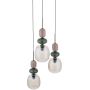 Lampa wisząca 3x10 W brązowa-beżowa 11877 TK Lighting Zen New Brown zdj.4