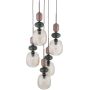Lampa wisząca 5x10 W biała-brązowa 11879 TK Lighting Zen New Brown zdj.4