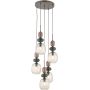 Lampa wisząca 5x10 W biała-brązowa 11879 TK Lighting Zen New Brown zdj.5