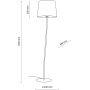 Lampa stojąca 1x15 W brązowa 16028 TK Lighting Nicola zdj.2