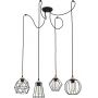 Lampa wisząca 4x15 W czarna 1646 TK Lighting Galaxy zdj.1