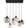 Lampa wisząca 6x15 W czarna 2164 TK Lighting Cubus zdj.1