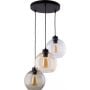 Lampa wisząca 3x15 W czarna 2831 TK Lighting Cubus zdj.1