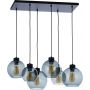 Lampa wisząca 6x15 W czarna 2833 TK Lighting Cubus zdj.3