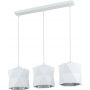 Lampa wisząca 3x15 W biała-srebrna 3251 TK Lighting Siro zdj.1