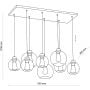 Lampa wisząca 4113 TK Lighting Cubus zdj.2