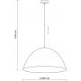 Lampa wisząca 1x15 W brązowy 4509 TK Lighting Faro zdj.2