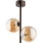 Lampa podsufitowa 2x6 W brązowa 4528 TK Lighting Esme zdj.1