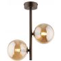 Lampa podsufitowa 2x6 W brązowa 4528 TK Lighting Esme zdj.3