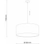 Lampa wisząca 4654 TK Lighting Earth zdj.2