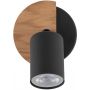 Lampa podsufitowa 1x10 W czarna 4673 TK Lighting Cover zdj.1