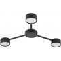 Lampa podsufitowa 3x10 W czarna 4689 TK Lighting Avia Black zdj.1