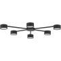 Lampa podsufitowa 6x10 W czarna 4692 TK Lighting Avia Black zdj.1