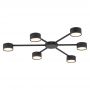 Lampa podsufitowa 6x10 W czarna 4692 TK Lighting Avia Black zdj.4