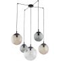 Lampa wisząca 5x15 W czarna 4796 TK Lighting Esme zdj.1