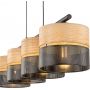 Lampa wisząca 4x15 W czarna 4802 TK Lighting Nicol zdj.3