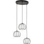 Lampa wisząca 3x6 W czarny 4812 TK Lighting Beniamin zdj.1