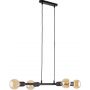 Lampa wisząca 4x15 W czarna 4836 TK Lighting Porto zdj.4