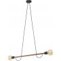 Lampa wisząca 2x15 W czarny 4948 TK Lighting Helix zdj.1