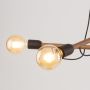 Lampa wisząca 4x15 W czarny 4949 TK Lighting Helix zdj.4