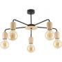 Lampa podsufitowa 5x15 W czarna 4969 TK Lighting Miriam zdj.1