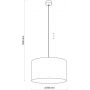 Lampa wisząca 4990 TK Lighting Moreno zdj.2