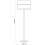 Lampa stojąca 5241 TK Lighting Linobianco zdj.2