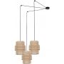 Lampa wisząca 3x15 W czarna 5403 TK Lighting Calisto zdj.1