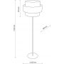 Lampa stojąca 1x15 W czarna 5405 TK Lighting Calisto zdj.2