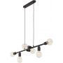 Lampa wisząca 6x15 W czarna 5721 TK Lighting Porto zdj.1